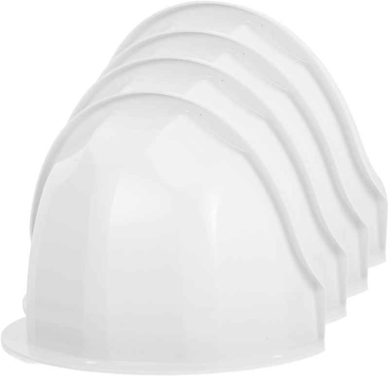 UKCOCO 4Pcs Security Camera Rain Cover: Dome Universal Sun Rain Shade Camera Cover Shield, White CCTV Camera Cover, Outdoor Camera Cover - Image 1